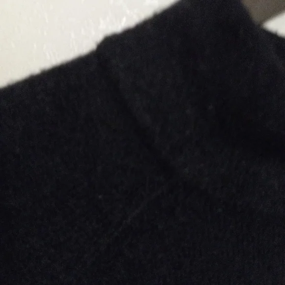 Halogen M Merino Wool Blend Mock Turtle Neck Pullover Pocket Soft Sweater - Picture 6 of 10